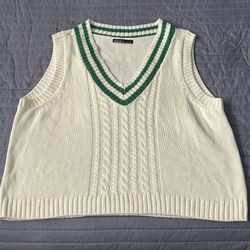 White Sweater Vest