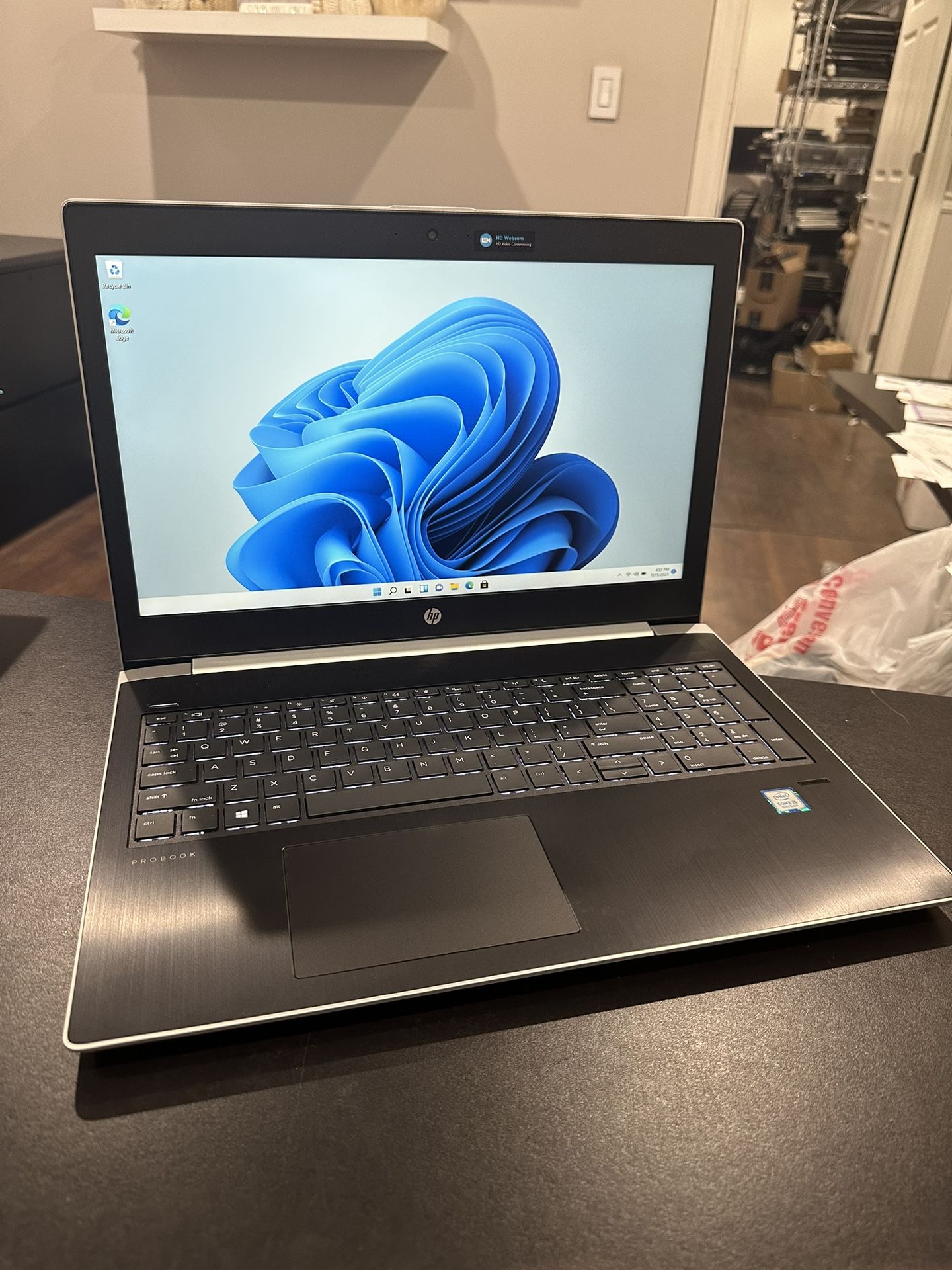 HP ProBook 450 G5 15” Laptop 1.6ghz Core i5 8250U 8gb RAM 256gb SSD Windows 11 Pro
