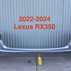 2022-2024  Lexus RX350 Rear Bumper Oem