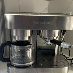Coffee Machine With Expresso, Milk Frothing And Hot Water 