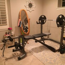 Weight And Bench Set