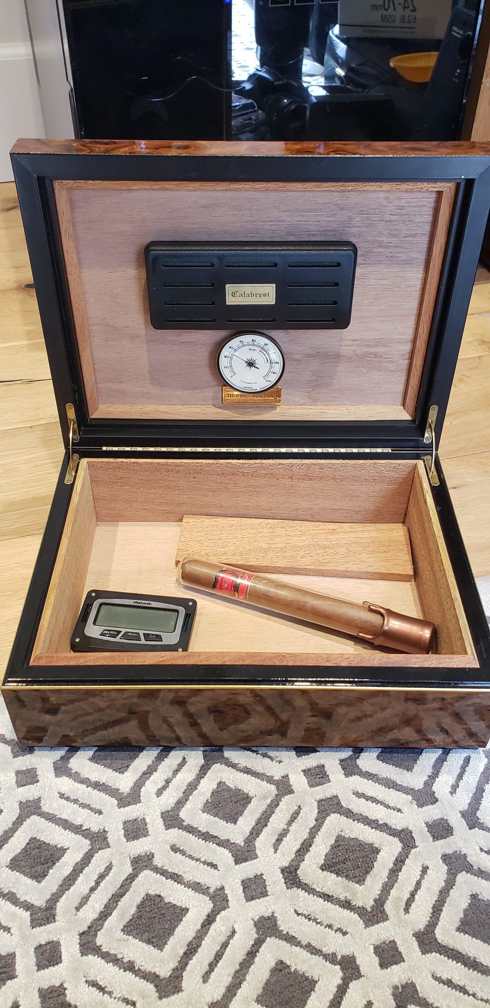 Rare Thomas Cristiano Humidor - Blurwood Hand Made
