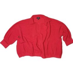 Carla Rockmore Size 3X Cocoon Sweater

Crop

Cardigan

Red

3/4 sleeve

Heavyweight Stretchy 