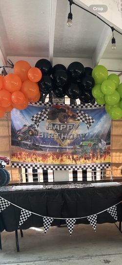 Monster Jam Back Drop 