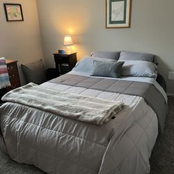 Queen Size Inflatable Bed With Built-In Pump NOW FOR $45