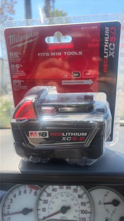 Milwaukee red lithium Xc5.0 battery