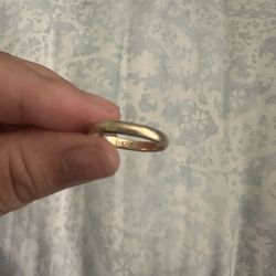 Yellow Gold Wedding Band -Women