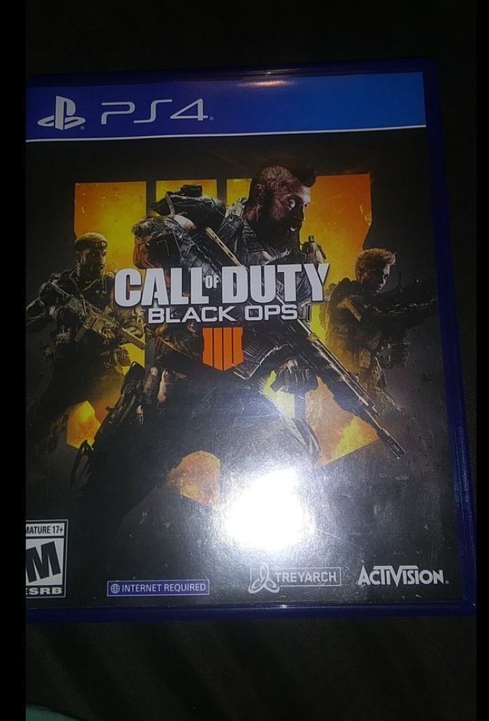 Call of duty black ops 4 game for ps4