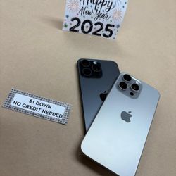 Apple IPhone 15 Pro Max 5G - Only $5 Today Pay The Rest Later! 