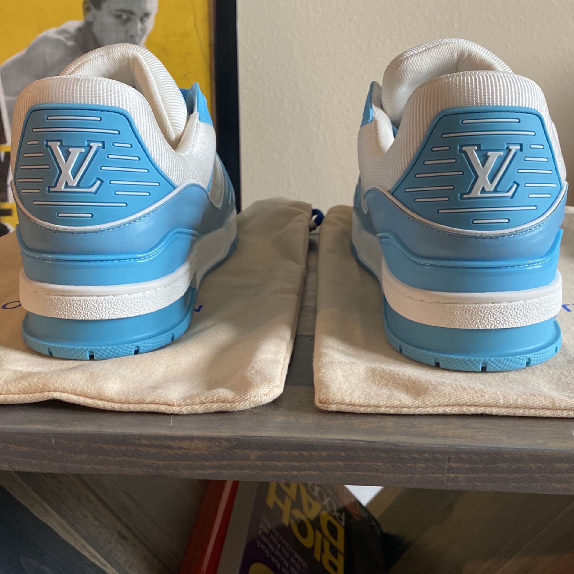 Louis Vuitton Trainers Sky Blue Men's Sz 11 for Sale in Ocoee, FL