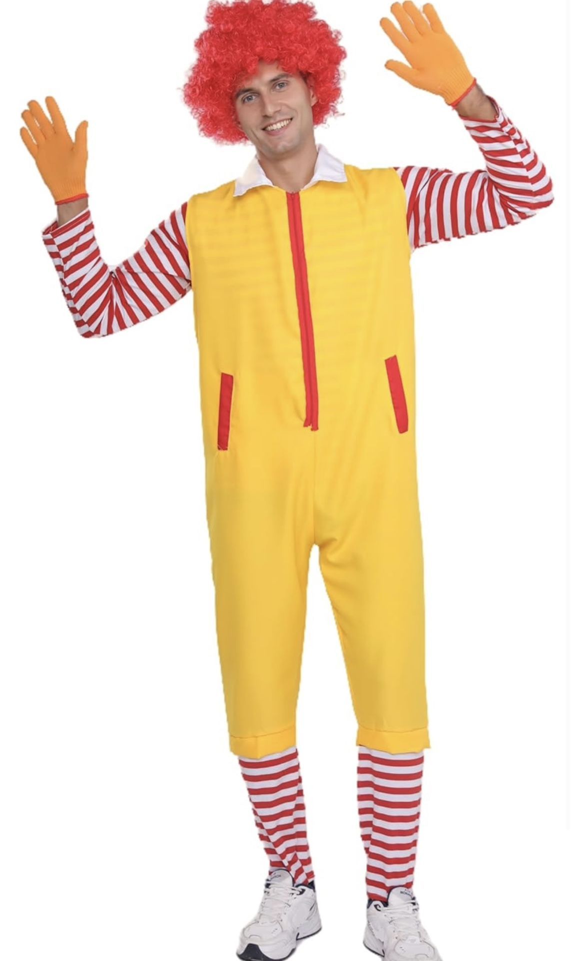New 4 Piece Clown  Costume  ( Size Medium, Large And Extra large) 
