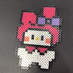 My Melody perler bead