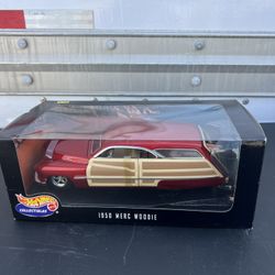 Hot Wheels Collectibles 1:18 1950 Mercury Woodie Wagon Diecast w/ Box