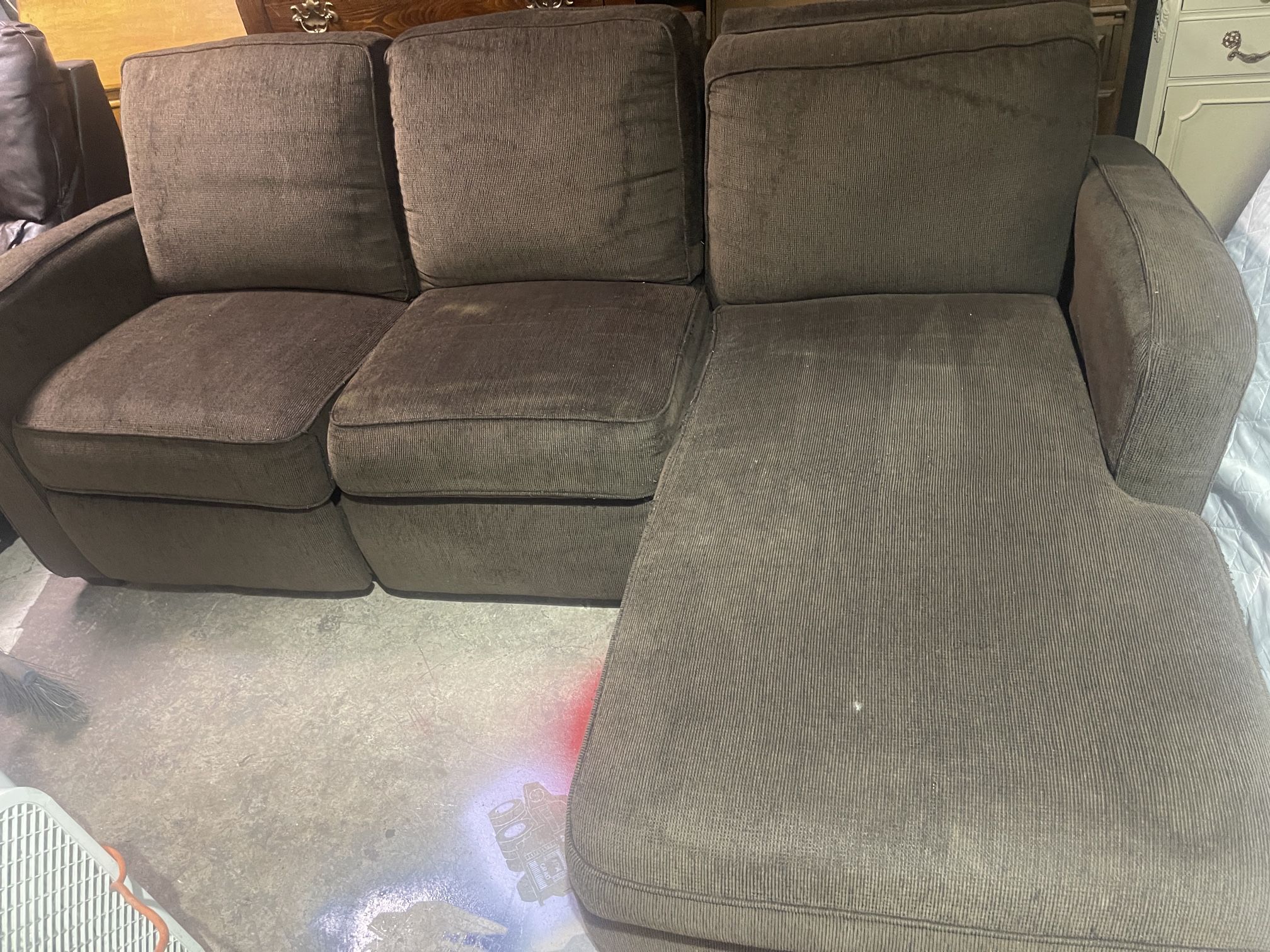Brown Reclining Sectional Sofa