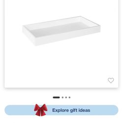 Brand new white baby changing station