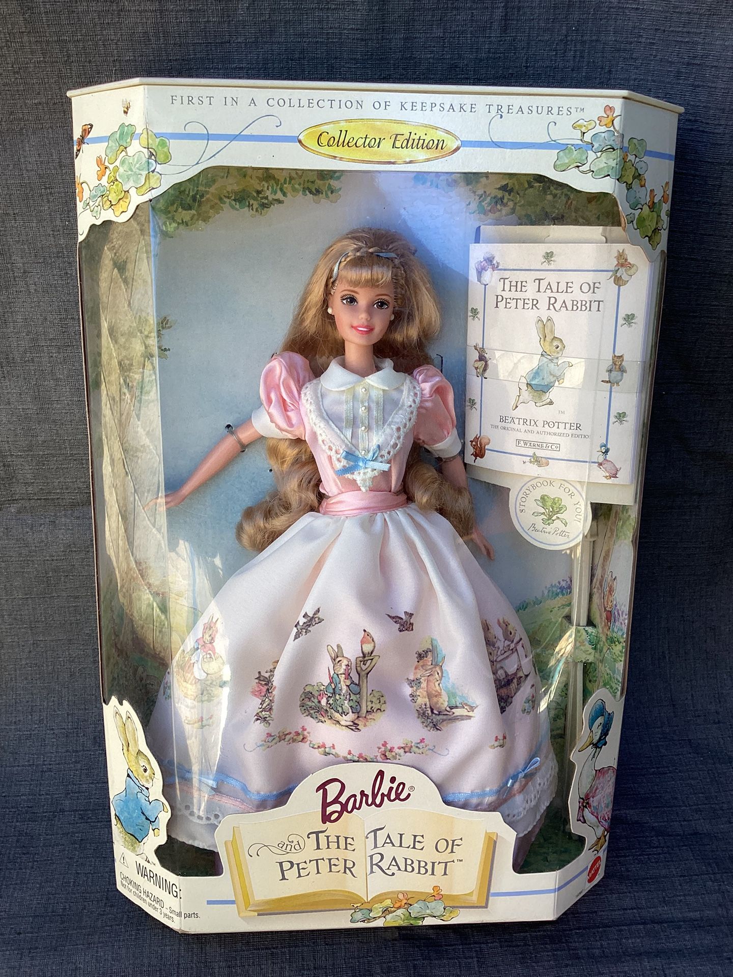 Barbie The Tale of Peter Rabbit 1997 Collector Edition Doll-Brand New in Box 