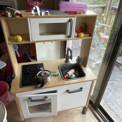 IKEA Wooden Play Kitchen 
