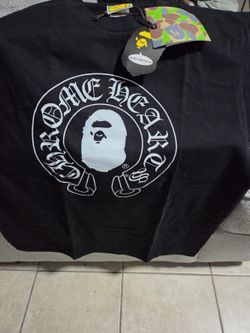 BAPE × Chrome Hearts Black T-Shirt
Condition: Brand New
Size: Small
Fast Shipping
