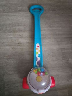 Fisher price push toy corn popper