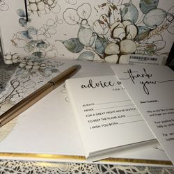 Wedding Guest Book Comes With Pen