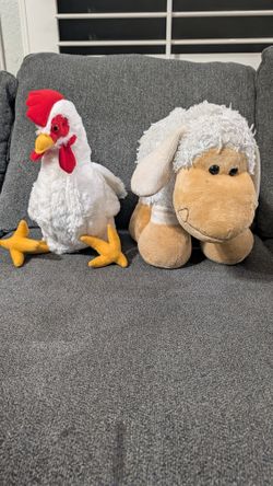 Stuffed farm animals