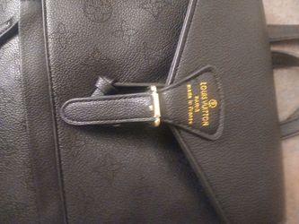 Black Leather Backpack