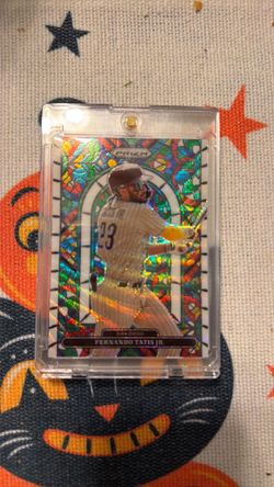 Fernando Tatis Jr. Panini Prizm Stained Glass Card