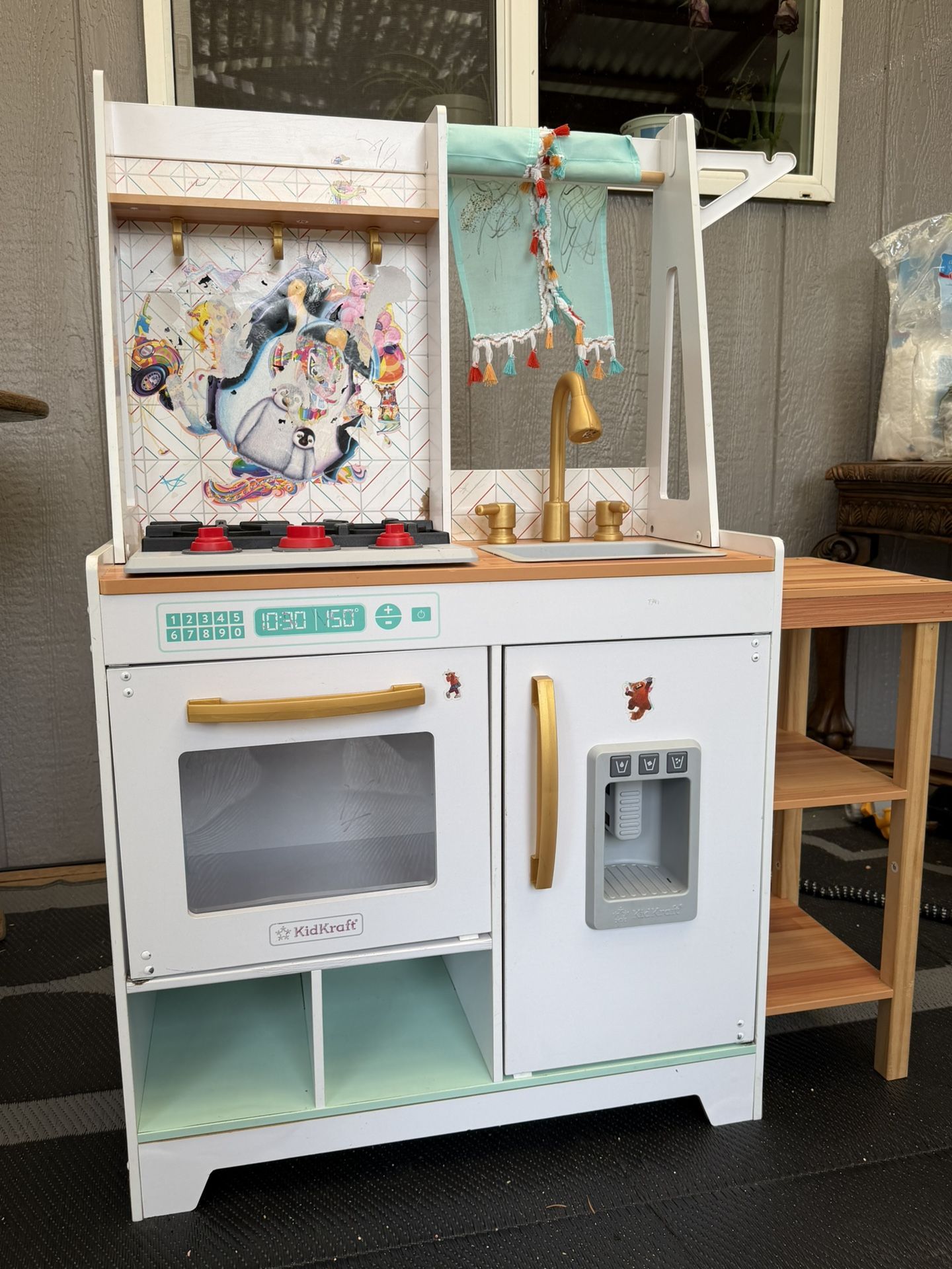 Wooden Play Kitchen 