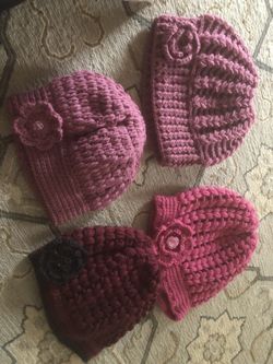 Very beautiful handmade crochet hat for sell