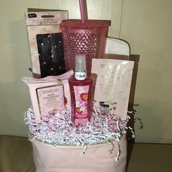 Mothers Day Makeup Bag Basket 