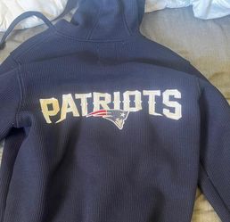 New England Patriots Navy Zip-Up Hoodie size medium