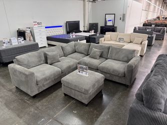 New gray sectional