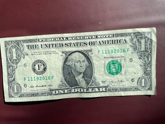 US One Dollar Bill Series 2013 .. Nov 19 Birthday