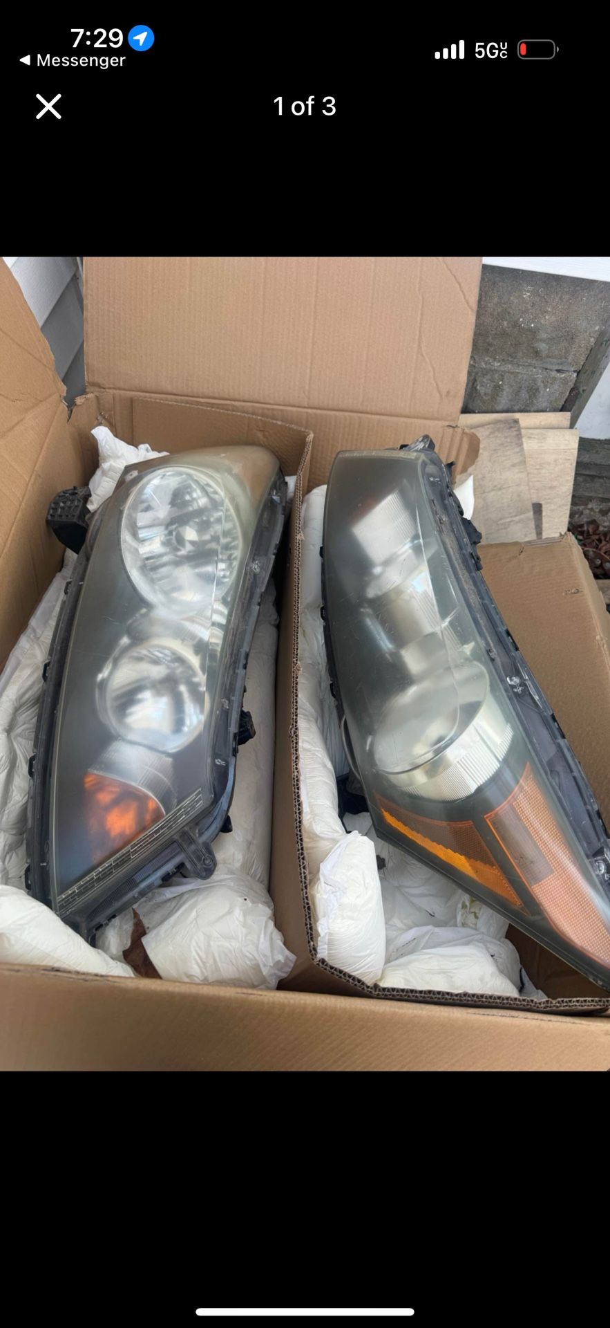 2009 stock honda accord headlights and taillights