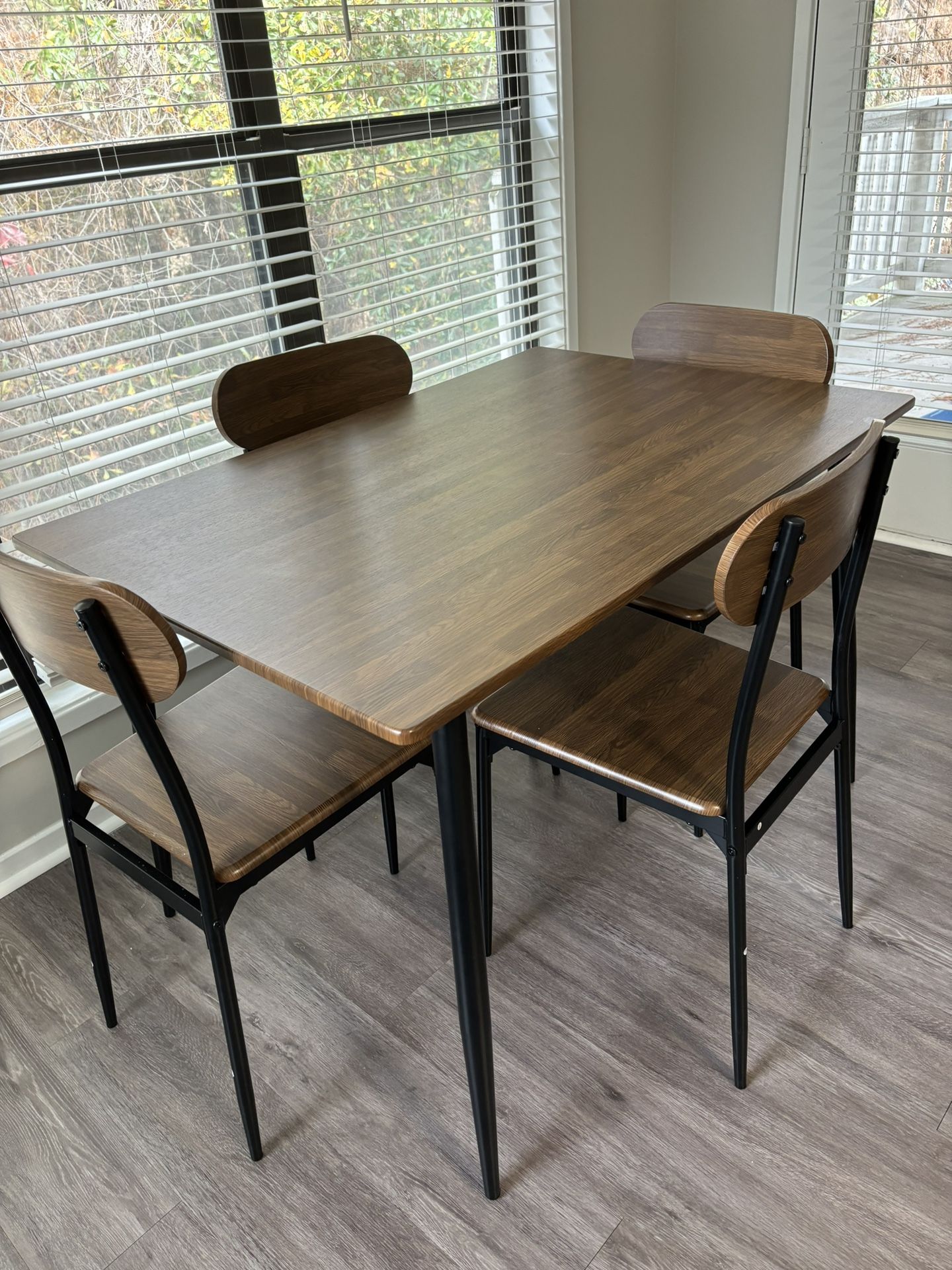 Small Brown Dining Room Table