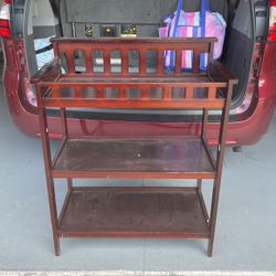 Brown Changing Table $25 OBO