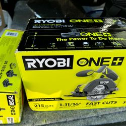 Ryobi 18V Cordless  5-1/2" Circular Saw w/. 2.0 and 4.0 Ah batteries