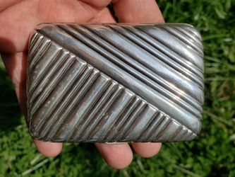 800 Silver Antique Cigarette Case 