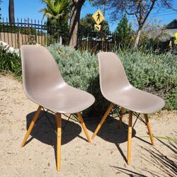 Pair of Eames Style Dining Chairs