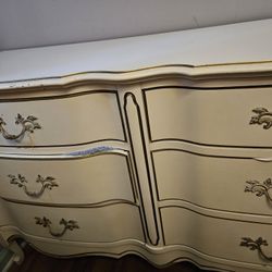 French Provincial Dresser 6 Drawers