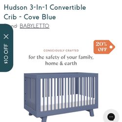 Hudson 3 In 1 Crib