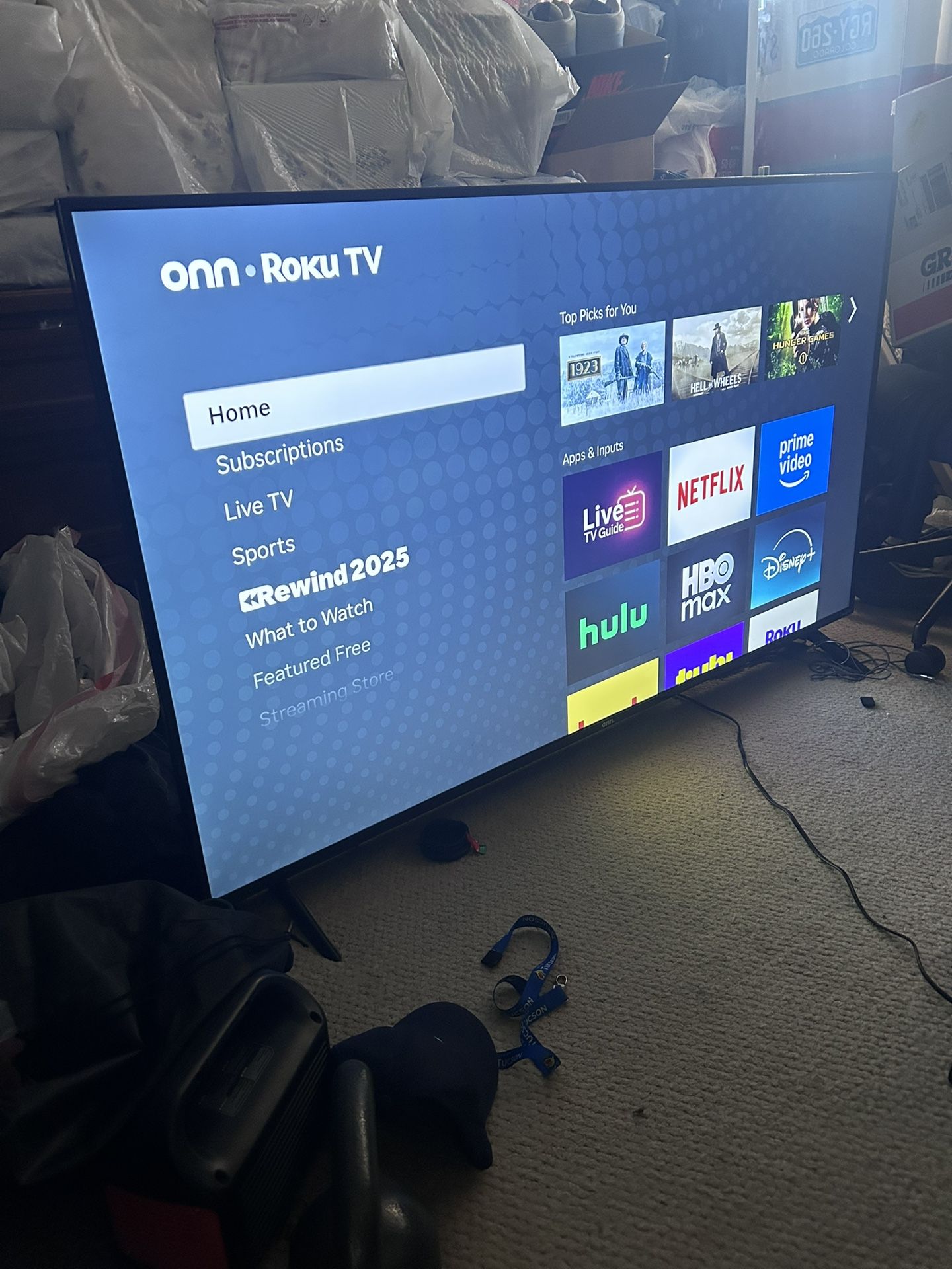 65 Inch Onn Roku Tv