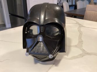 Darth Vader hard plastic mask with sound