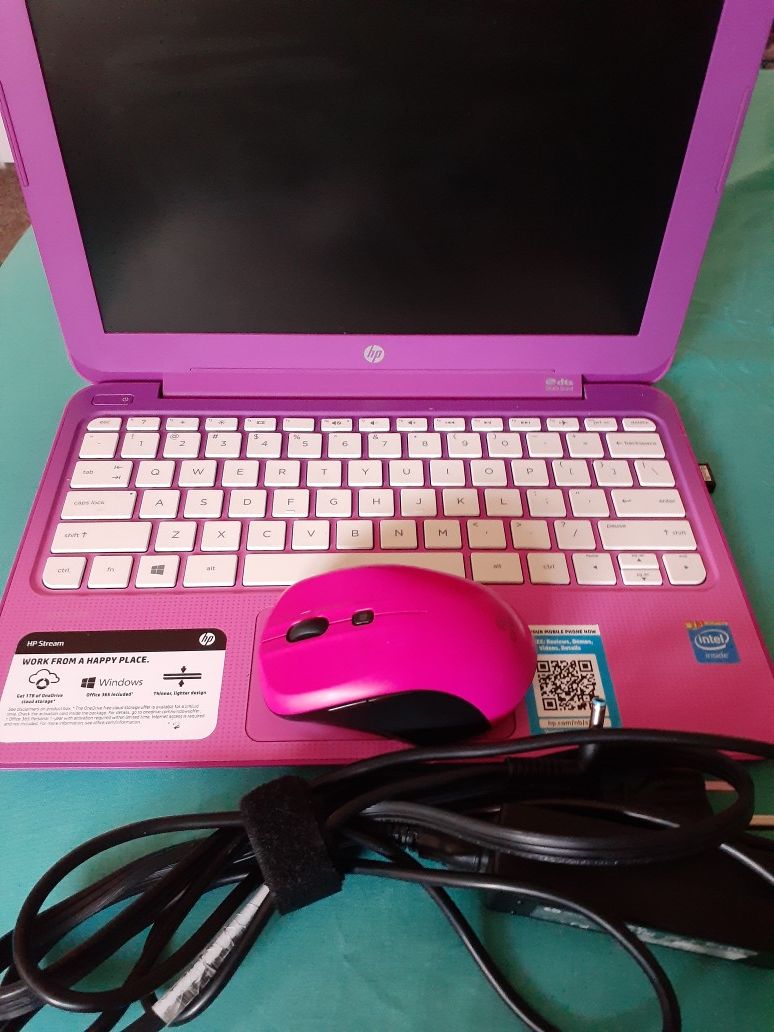 HP Pink Laptop 11.6 inch