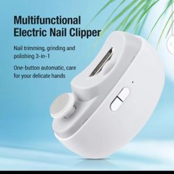 Electric Nail Clipper Grinding and Polishing 2 in 1   Multifunctional Portable Automatic Nail Grinder   Electric Manicure Tool