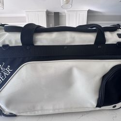 Glam’r Gear White Rolling Dance Bag