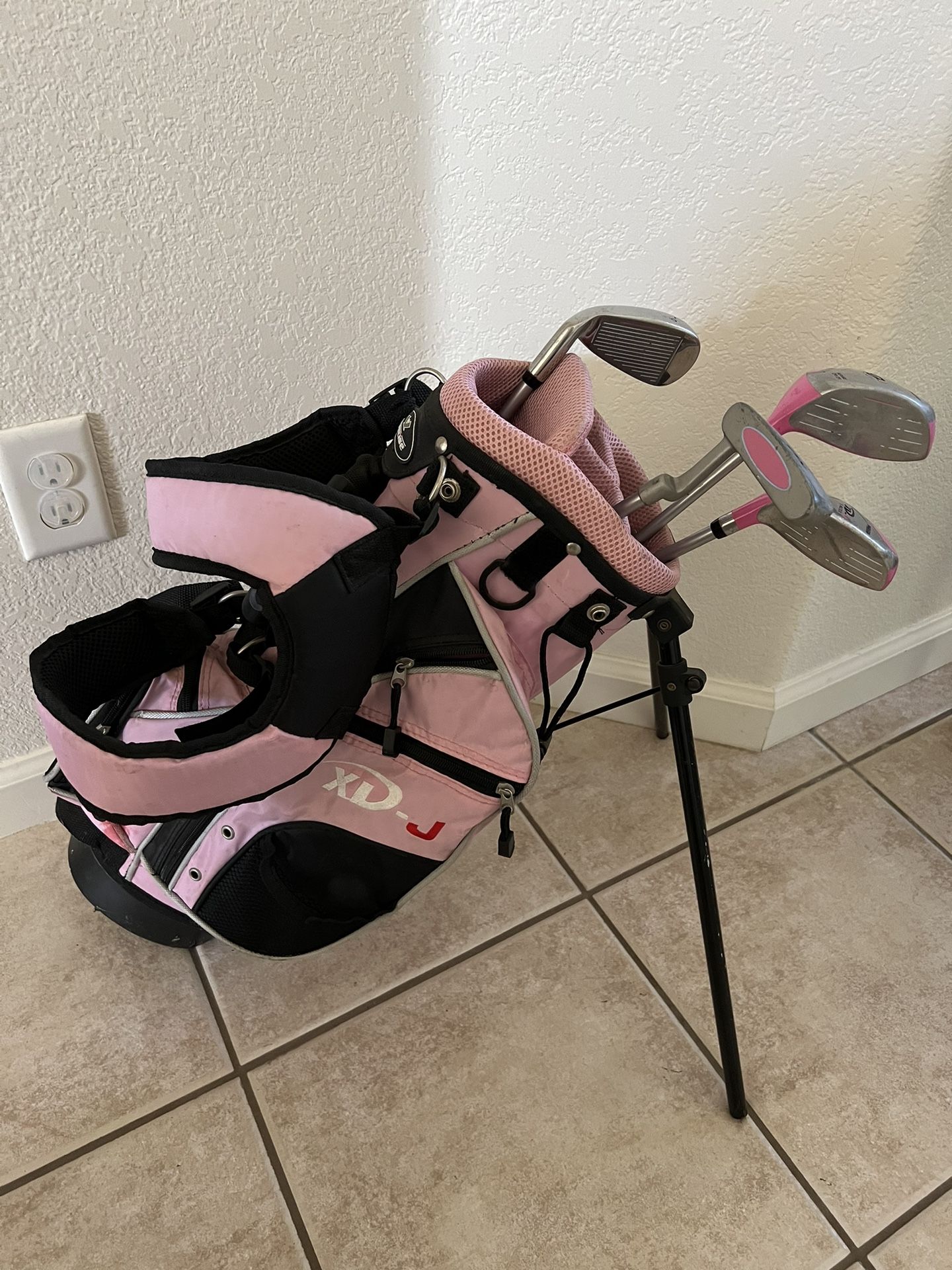 Precise XD Girls Complete Golf Set With Stand Bag And Backpack Strap