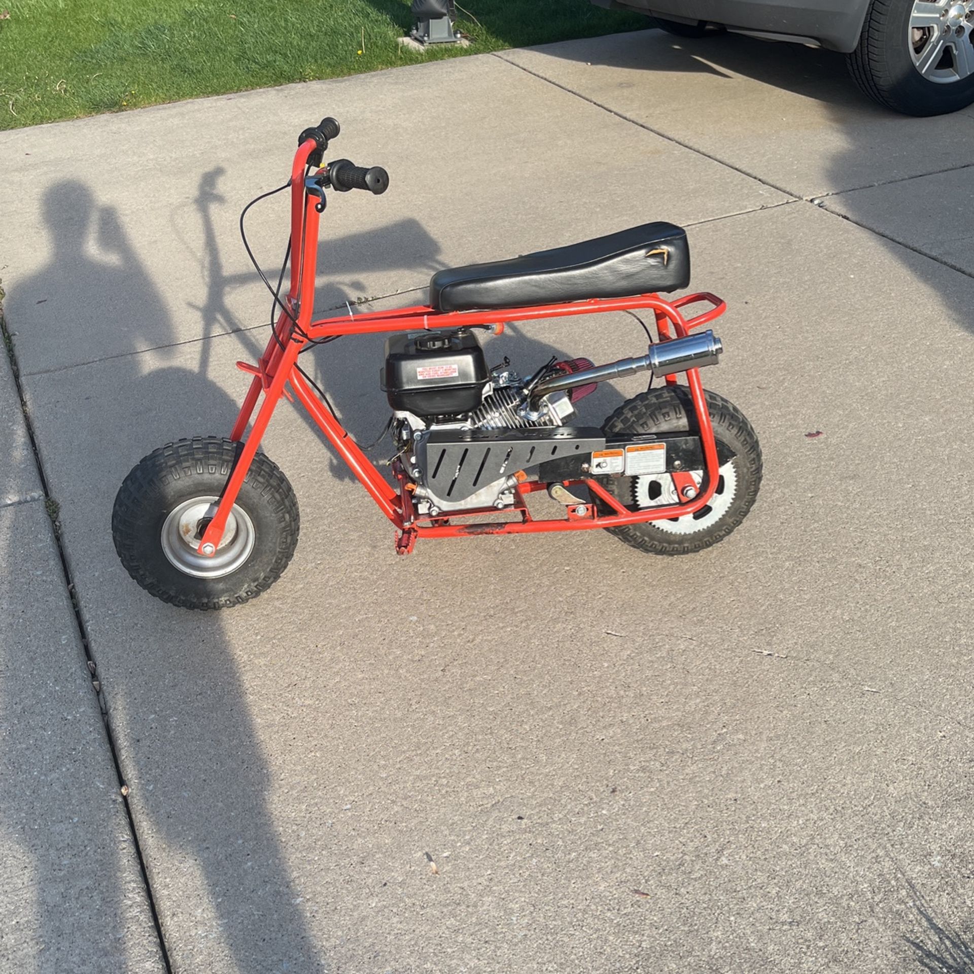 Mini Bike With Predator 212 And Aftermarket Exhaust Carb And Spark Plug