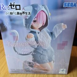 Re:Zero Ram Fluffy Mofu Mofu Anime Figure New