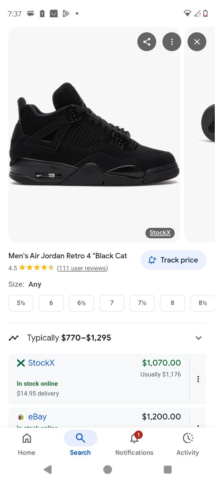 I Have One New Pair And